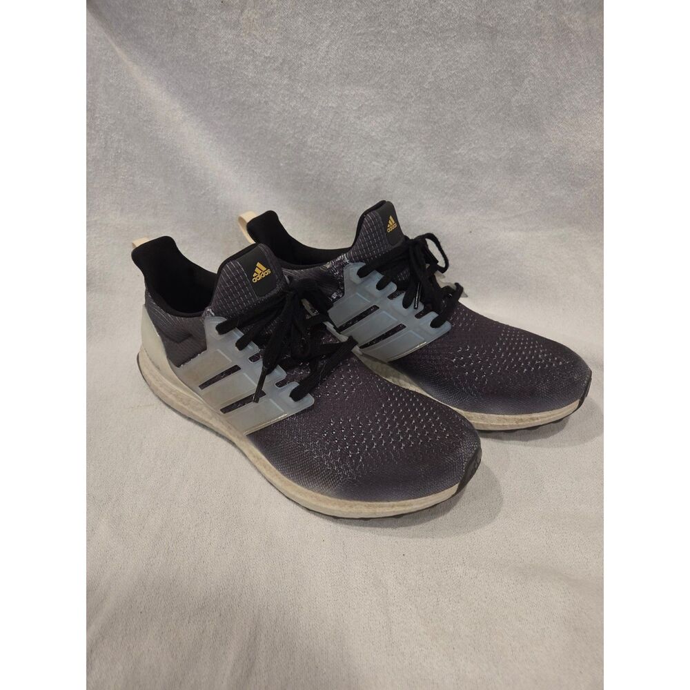Adidas Ultraboost 1.0 DNA Black Halo Blue Gradient Running Shoes GZ1516 Sz 10.5